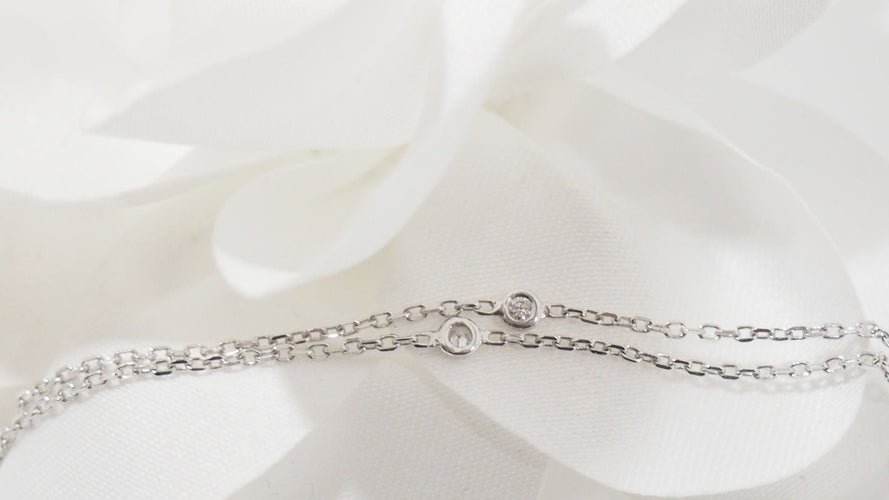 Collier Collier Messika "snake" en or blanc et diamants 58 Facettes 32005