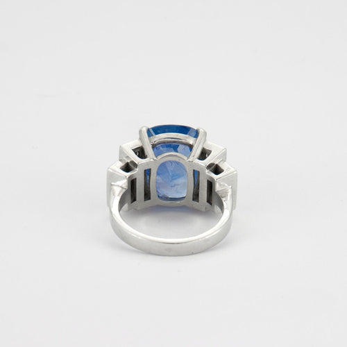 Bague Bague Saphir Ceylan naturel 58 Facettes