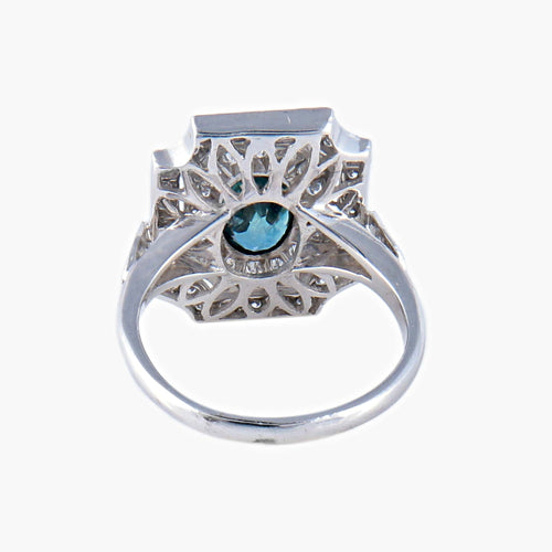 Bague 51 Bague Saphir et Diamants 58 Facettes