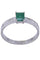 Bague 56 BAGUE ÉMERAUDE ET DIAMANTS 58 Facettes 074111