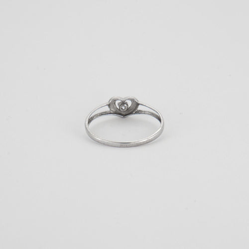 Bague 57 Bague Coeur Diamant 58 Facettes EL2-41