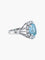 Bague Bague Marguerite Aigue-marine & Diamants 58 Facettes