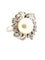Bague 58 Bague en diamants et perle 58 Facettes