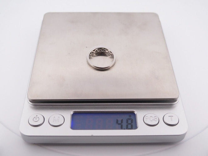 Bague 56 bague zenia alliance giulia platine et diamants 0.62ct t56 diamonds 58 Facettes 250686