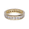 Bague 61 Alliance tour complet or jaune, diamants. 58 Facettes 32207