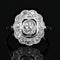 Bague 51 Bague ancienne fleur en diamants 58 Facettes 23-009