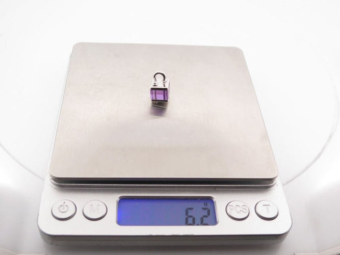 Pendentif pendentif LOUIS VUITTON emprise cubo amethyste or blanc 18k 58 Facettes 257864