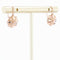 Boucles d'oreilles Dormeuses anciennes or rose 58 Facettes 21-678B