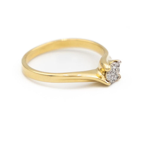 Bague 55 Bague Solitaire Or jaune Diamant 58 Facettes 1782341CN