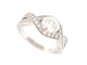 Bague 54 bague PIAGET jardin secret solitaire torsade t 54 platine diamant 58 Facettes 252912