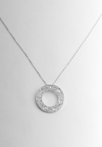 Collier Collier DINH VAN Pulse Or Blanc 750/1000 58 Facettes 64361-60747