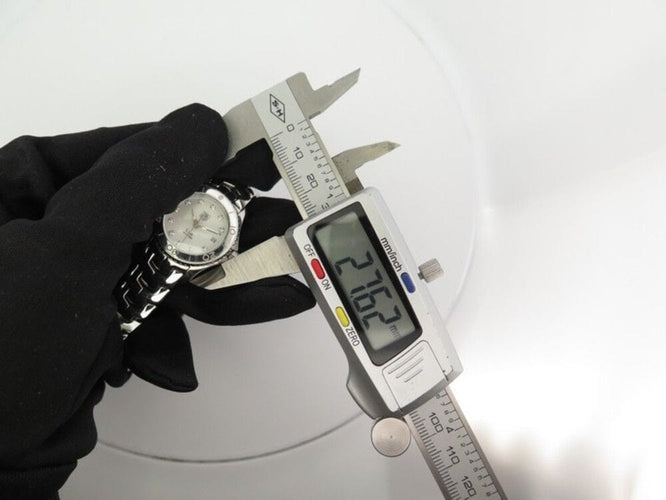 Montre montre TAG HEUER link lady wj1319 acier & diamants 27mm quartz 58 Facettes 250049