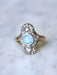 Bague marquise opale et diamants 58 Facettes