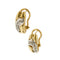 Boucles d'oreilles Boucles d'oreilles 2 ors diamants 58 Facettes 34051