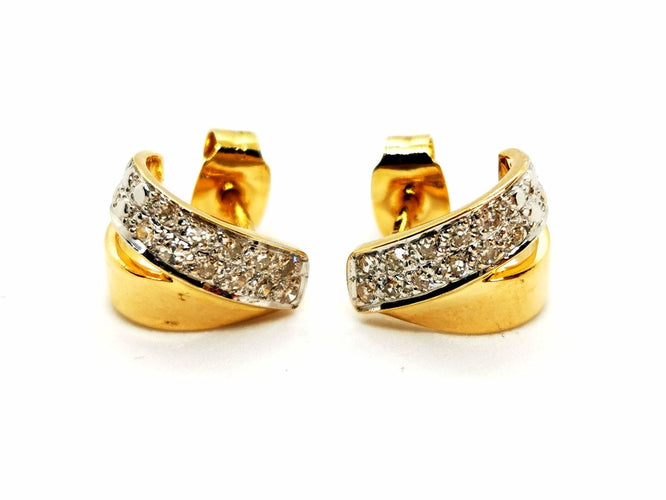 Boucles d'oreilles Boucles d'oreilles Or jaune Diamant 58 Facettes 1395832CN