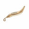 Broche Broche or jaune d'occasion feuille de fougère 58 Facettes CVBR60
