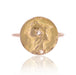 Bague 52 Bague ronde ancienne en or minerve diamantée 58 Facettes 22-637