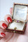 Bague 53 Bague bandeau rubis et perles sur or 58 Facettes