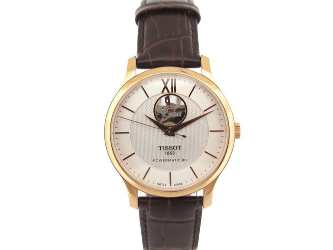 Montre montre TISSOT tradition powermatic acier 40 mm automatique 58 Facettes 256027