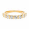 Bague 52 Bague Demi alliance Or jaune Diamant 58 Facettes 2686812CN