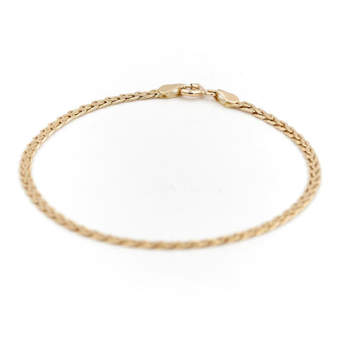 Bracelet Bracelet Maille haricot Or jaune 58 Facettes 1637053CN