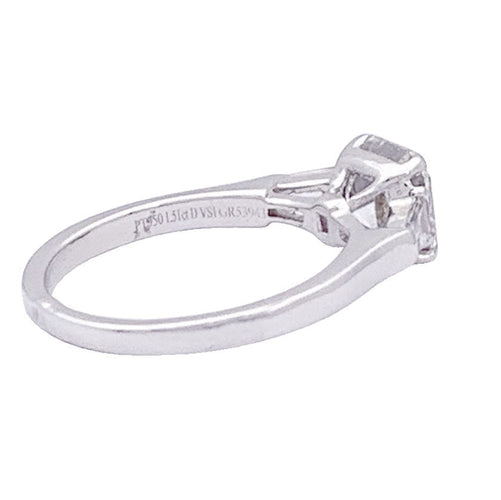 Bague 49 Bague Graff "Promise" platine, diamants. 58 Facettes 33450