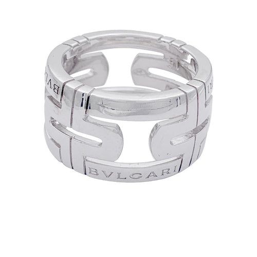 Bague 51 Bague Bulgari, "Parentesi", or blanc. 58 Facettes 32180