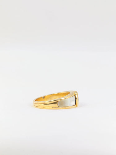 Bague Bague Vintage Mauboussin Nacre Saphir 58 Facettes 410