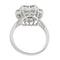 Bague 52 Bague Marguerite diamants en or blanc. 58 Facettes 31898