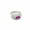 Bague 55 Bague pavée Diamants Rubis 58 Facettes