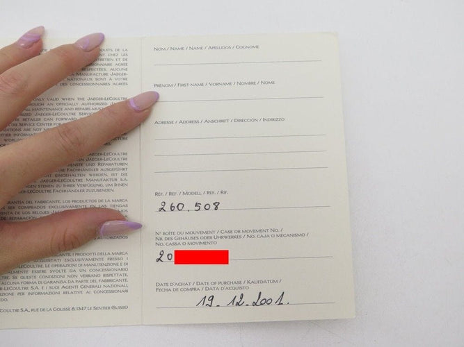 Montre montre JAEGER-LECOULTRE reverso lady 260.5.08 33 mm quartz or acier 58 Facettes 253761