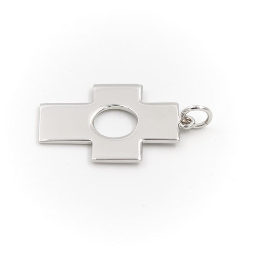 Collier Pendentif Croix Or blanc 58 Facettes 2025671CN
