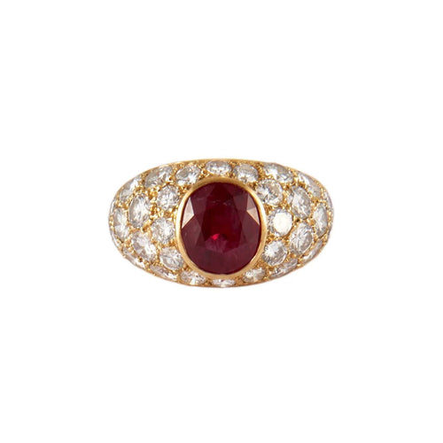 Bague BAGUE JONC, RUBIS & DIAMANTS 58 Facettes BO/230004 STA