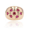 Bague 46 Bague vintage boule or rubis 58 Facettes 22-248