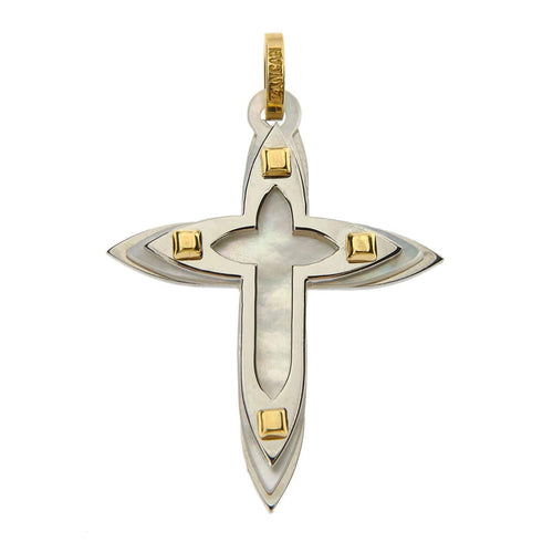 Pendentif Pendentif croix Nacre 58 Facettes 18535