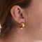 Boucles d'oreilles Créoles larges or jaune 58 Facettes