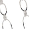 Boucles d'oreilles Boucles d'oreilles pendantes 2 ovales 58 Facettes 29414