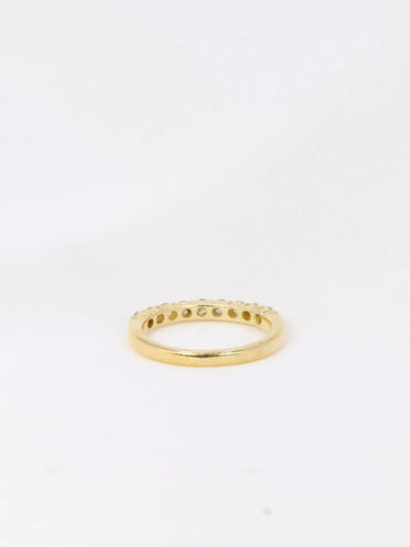 Bague Demi-Alliance américaine diamants 0,36 ct 58 Facettes J102