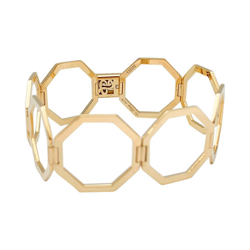 Bague 52 Poiray, "Bague Bracelet", or jaune, diamant. 58 Facettes 31417