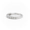 Bague 54 Bague Demi alliance Or blanc Diamant 58 Facettes 2107602CN