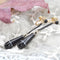 Boucles d'oreilles Pendants d'oreilles agates rubannées onyx émail et or 58 Facettes 22-399C