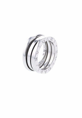 Bague 50 Bague BULGARI B.ZERO 1 3 rangs en Or Blanc 750/1000 58 Facettes 61316-57161