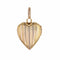 Pendentif Médaillon coeur or rose 58 Facettes CVP94
