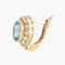 Boucles d'oreilles Or Jaune / Diamants BOUCLES D’OREILLES AIGUE MARINE & DIAMANTS 58 Facettes BO/220043