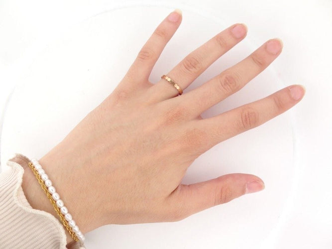 Bague 52 bague CHAUMET bee my love 081931 t 52 en or rose 18k 58 Facettes 252674