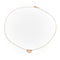 Collier Ginette NY Collier Mini Heart on Chain Or rose 58 Facettes 2203300CN