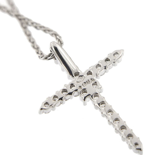Collier Collier pendentif croix diamants 58 Facettes 27752