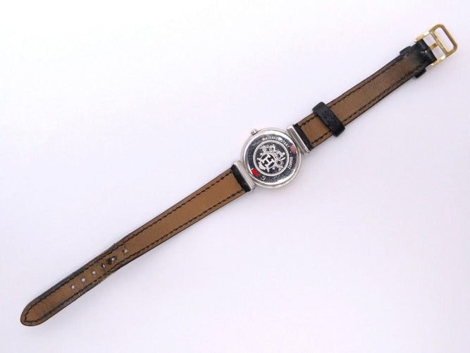 Montre montre HERMES windsor 24 mm quartz acier et cuir 58 Facettes 255642