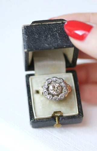 Bague Bague marguerite or, argent, diamants 58 Facettes