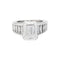 Bague 49.5 Bague Edouard Nahum diamant 3,31 carats en or blanc. 58 Facettes 30746